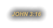 JOHN 3:16